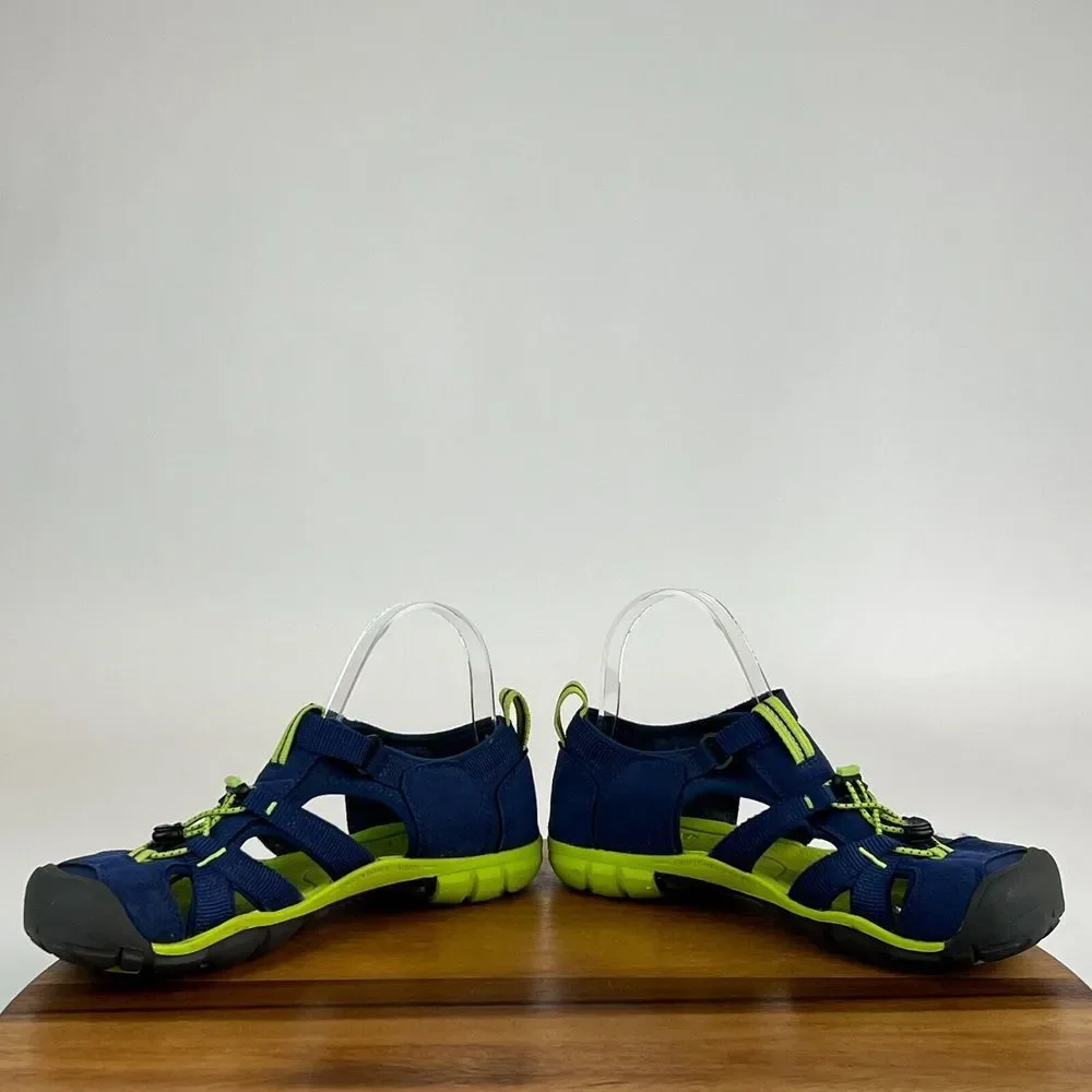 Big Kids Keen Seacamp II CNX Blue Casual Athletic Water Sport Sandals‎ Size 6 Y